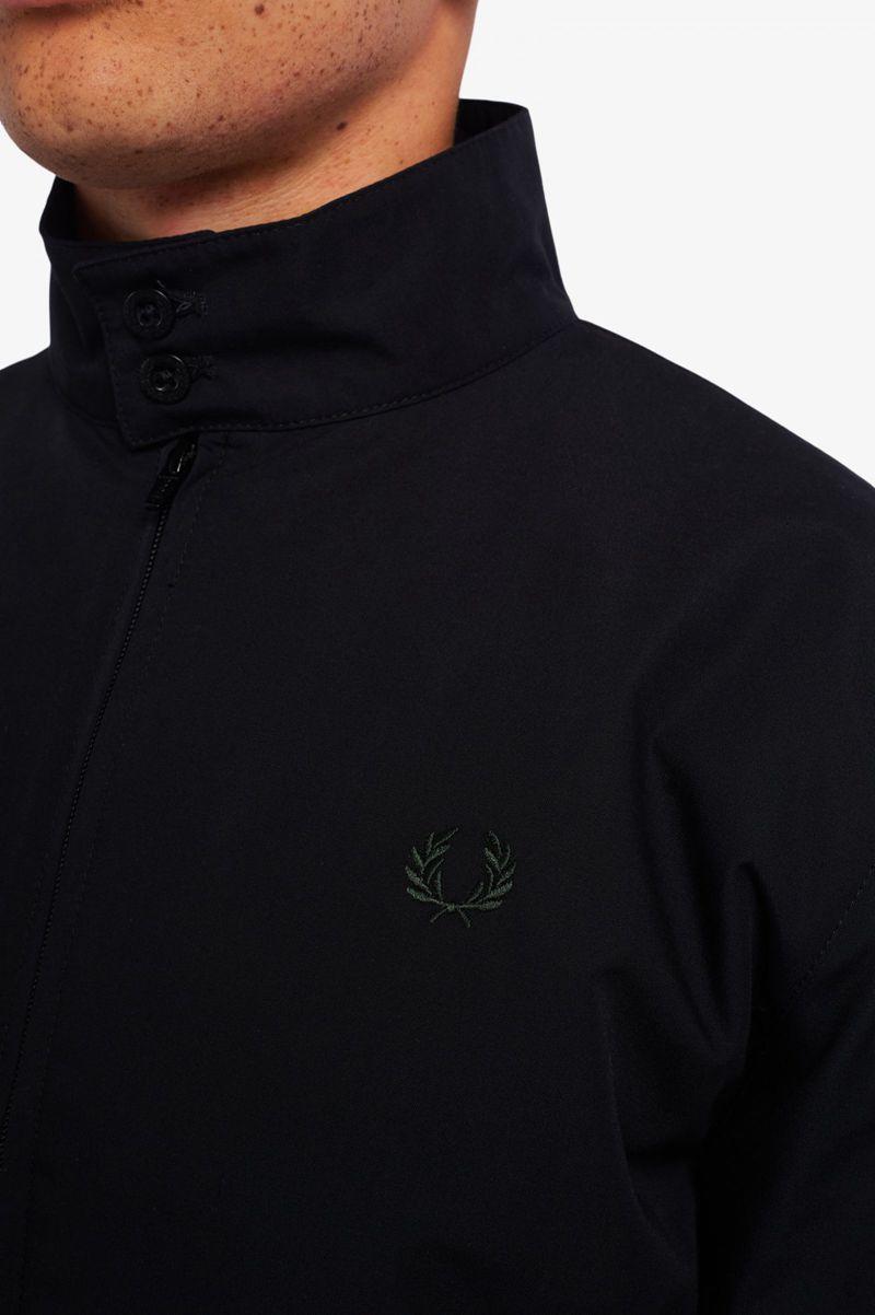 Black Fred Perry J2837 Men's Jackets | PH 1200SGLO